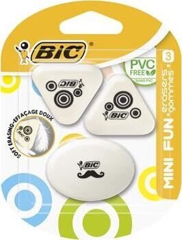 BIC Mini Fun 3kpl pyyhekumi – kuva 2/2