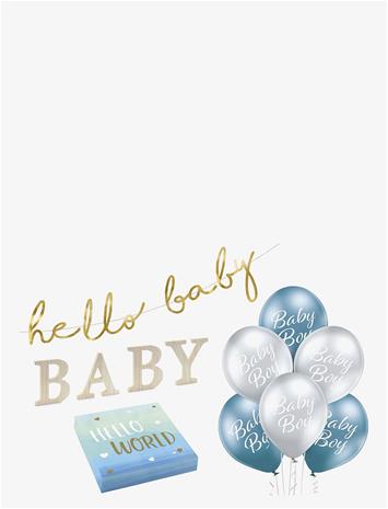 IPK Boy Baby Bundle - LIGHT BLUE - One Size