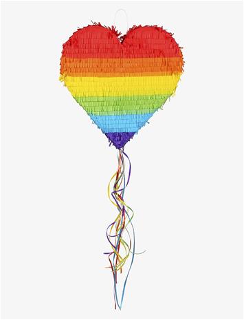 IPK Pull Pinata Rainbow Heart - MIXED - One Size