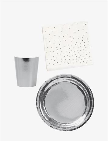 JOKER Silver Party Pack - MULTI COLOURED - One Size