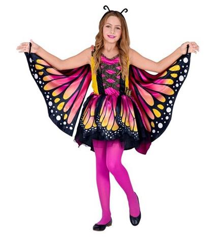 Magenta perhonen puku
