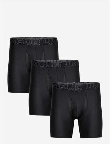 UNDER ARMOUR Ua Performance Tech - Solid 6"" 3Pk - BLACK - L