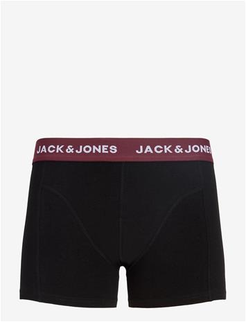 JACK & JONES Jacoliver Solid Trunks 5 Pack Box - BLACK - S