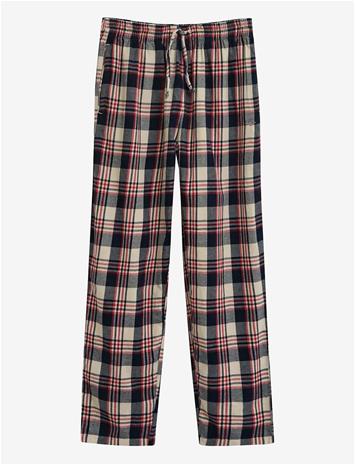 GANT Checked Flannel Pajama Pants - RUBY RED - 170 – kuva 2/2