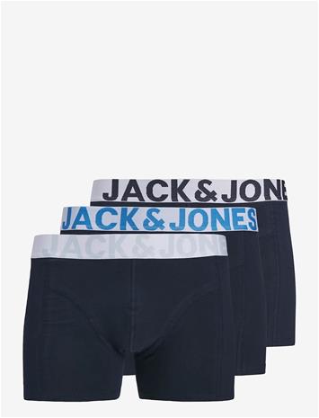 JACK & JONES Jacconor Solid Trunks 3 Pack Noos - NAVY BLAZER - L