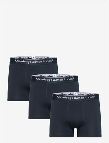 KNOWLEDGE COTTON APPAREL 3 Pack Boxer Briefs - TOTAL ECLIPSE - M