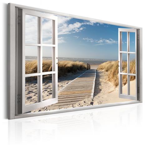 ARTGEIST WINDOW BEACH 90X60CM TAULU