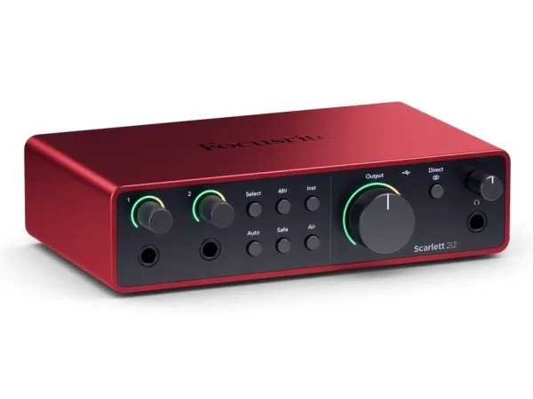 Focusrite Scarlett 2i2 4th Gen USB Audio Interface