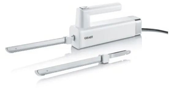 Graef elektrisk kniv, vit