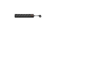 Pro Teho Socket x6 - Bk - Switch - 1.5m