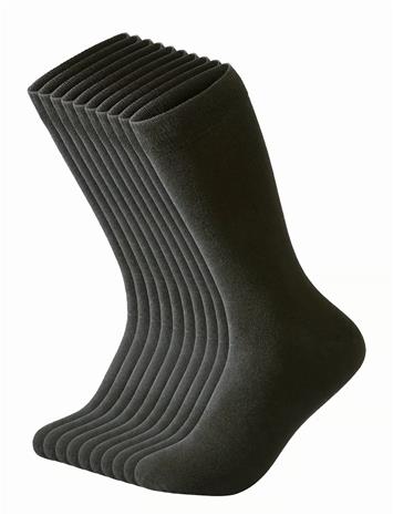 Lindbergh Bamboo Basic Sock 10 Pack - Black - 40-47 – kuva 2/3