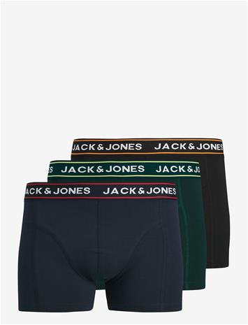 JACK & JONES Jacmax Solid Trunks 3 Pack Btw - BLACK - S – kuva 2/2
