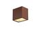 SLV Sitra Cube -LED-ulkoseinälamppu, ruoste – kuva 2