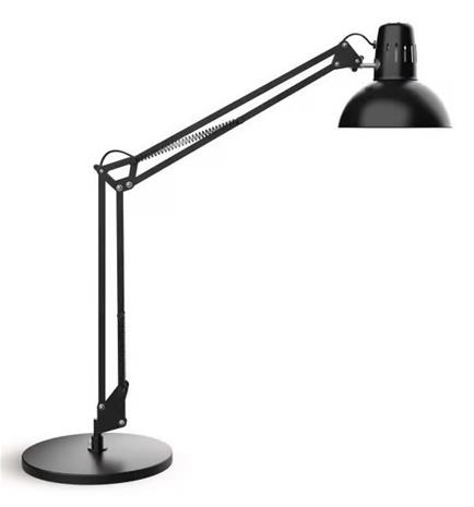 LED-työpöytävalaisin MAULstudy, musta, teräs, 49 cm, E27