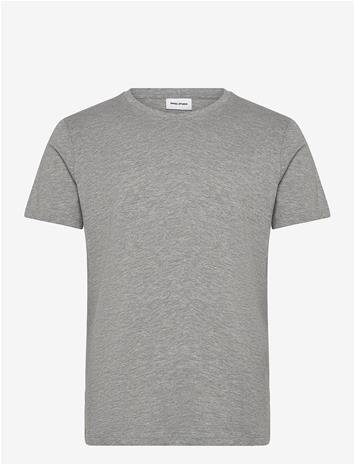 ENKEL STUDIO Basic O-Neck Tee S/S - GREY MEL - 3XL – kuva 2/2