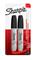 Sharpie Permanent Marker Chisel Black 2-Blister (1986195) – kuva 3