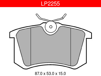 Delphi LP2255 Audi / VW takajarrupalasarja – kuva 2/2