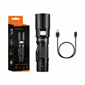 Taskulamppu Superfire X60-T, USB, 1500lm, 3700mAh