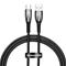 Baseus USB cable for USB-C Glimmer Series 100W 1m (Black) – kuva 2