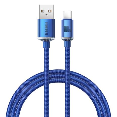 Baseus Crystal Shine cable USB to USB-C 5A 100W 1.2m