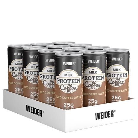 12 x Weider Protein shake, 250 ml Coffee