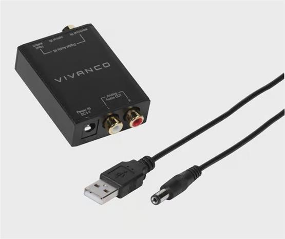 Vivanco Digital / Analog Converter Toslink-RCA – kuva 2/2