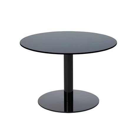 Tom Dixon Flash sohvapöytä pyöreä Musta-musta teline