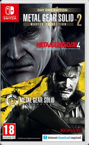 Metal Gear Solid Master Collection Vol. 2 - Day One Edition, Nintendo Switch -peli