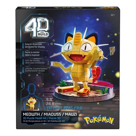 Pokemon Meowth 24 cm 4D Palapeli