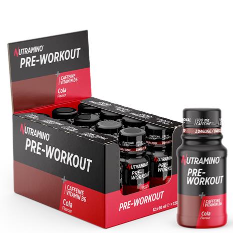 Nutramino - Pre-Workout Shot - Cola 12x60ml