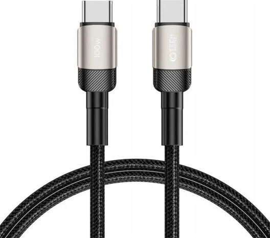 Tech-Protect UltraBoost Evo Cable USB-C / USB-C PD 100W 5A 1m - Titanium