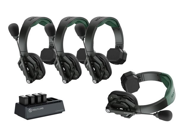 Hollyland Solidcom SE Pro- 4 Person Noise Cancelling Headset Intercom