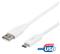 Deltaco USB-C - USB-A-kaapeli, 2m, 3A, USB 2.0, valkoinen USBC – kuva 3