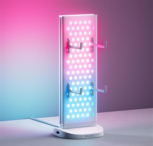 Nanoleaf Gaming Pegboard USB Desk Dock - White