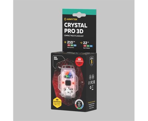 Armytek Crystal Pro 3D Red Ruby – kuva 3/4