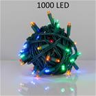 Jouluinen ulko- ja sisävalosarja 1000 LED-lampulla, 70m, monivärinen, sekoitus