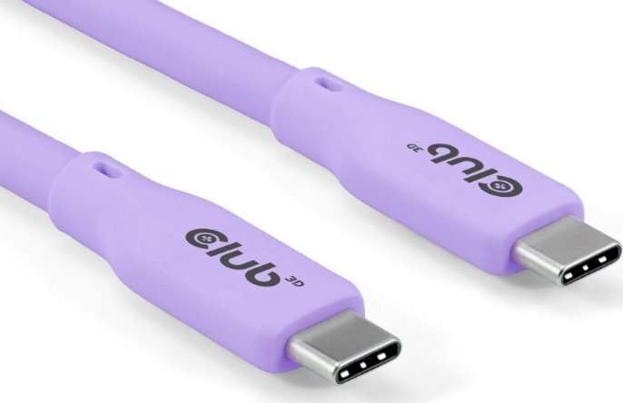 CLUB3D USB C cable purple
