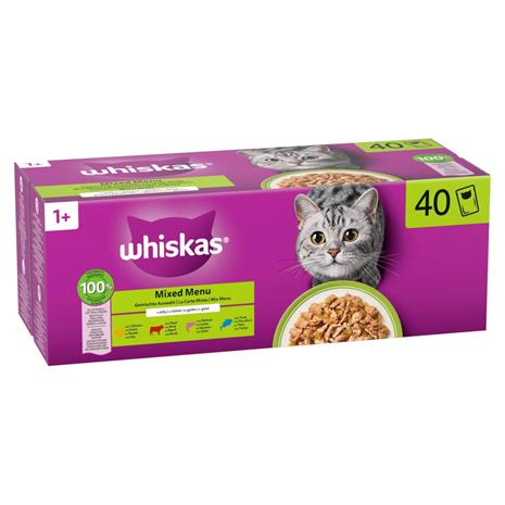 Whiskas 1+40x85 g Suosikit lajitelma hyytelössä – kuva 3/3