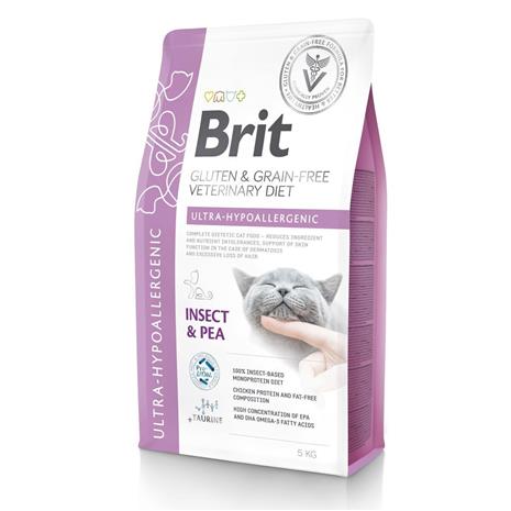 Brit Veterinary Diet Ultra-Hypoallergenic erikoisruoka kissoille 5kg