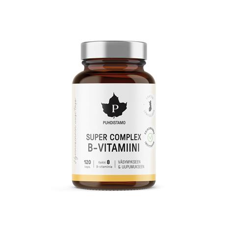 Puhdistamo Super Complex B-vitamiini, 120kaps