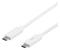 Deltaco USB-C-kaapeli, 1m, USB 3.1 Gen 1, E-Marker, valkoinen USBC – kuva 3