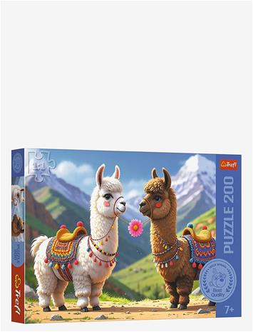 Trefl Pappussel Trefl 200 Bitar Colourful Lamas - Multi/patterned - ONE SIZE – kuva 2/4
