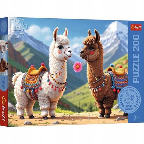 Trefl Pappussel Trefl 200 Bitar Colourful Lamas - Multi/patterned - ONE SIZE – kuva 4/4