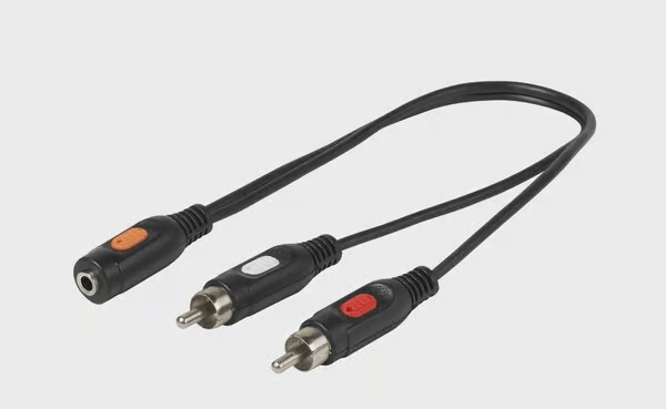 Vivanco 46/05 01 - audio cable - 20 cm