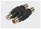 Vivanco Audio Adapter 2xRCA Female Black – kuva 2