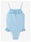 MANGO Ruffled Striped Swimsuit - MEDIUM BLUE - 92 – kuva 2