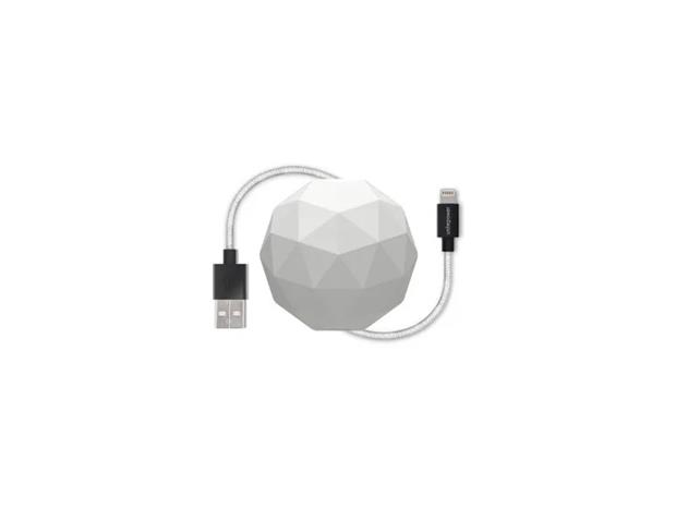 Usbepower Cosmo Cable USB-A to Ligtning 1m - White – kuva 2/5