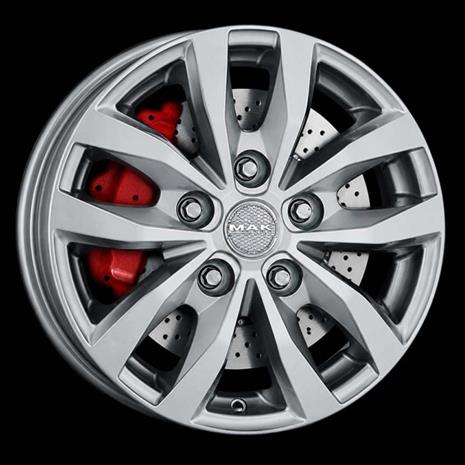 MAK Load5 Silver 7x17 5/118 ET68 B71