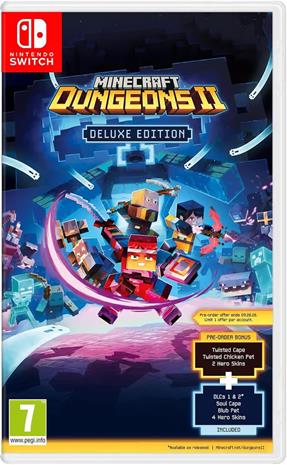 Minecraft Dungeons II - Deluxe Edition, Nintendo Switch -peli