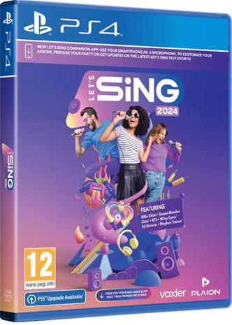 Let's Sing 2024, PS4 -peli